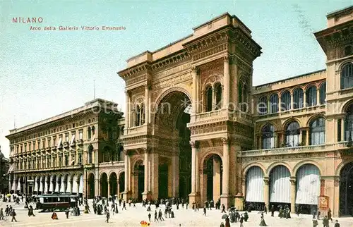 AK / Ansichtskarte Milano Arco della Galleria Vittorio Emanuele Kat. Italien