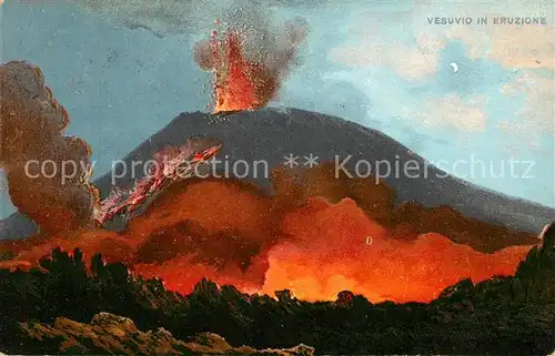 AK / Ansichtskarte Pompei Vesuvio Eruzione