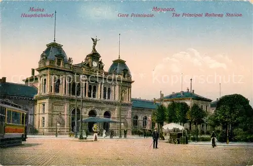 AK / Ansichtskarte Mainz Rhein Hauptbahnhof