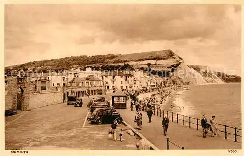 AK / Ansichtskarte Sidmouth Town Promenade Coast Kat. East Devon