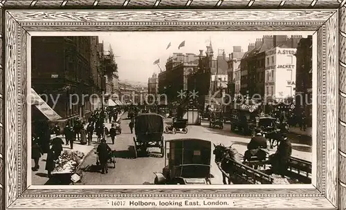 AK / Ansichtskarte Holborn Covent Garden Street Scene Traffic Frame Bilderrahmen Kat. Camden