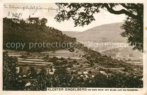 AK / Ansichtskarte Engelberg Bayern Panorama mit Kloster Kat. Grossheubach