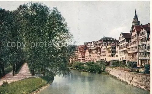 AK / Ansichtskarte Tuebingen Neckarpartie Kat. Tuebingen