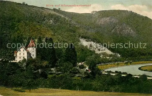 AK / Ansichtskarte Neckargemuend Kuemmelbacher Hof Kat. Neckargemuend