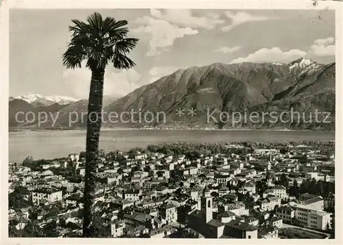 AK / Ansichtskarte Locarno Lago Maggiore Panorama