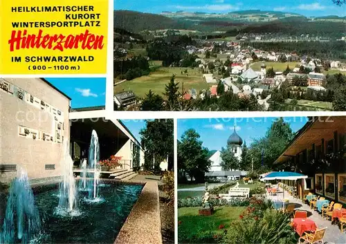 AK / Ansichtskarte Hinterzarten Panorama Wasserspiele Park Kat. Hinterzarten