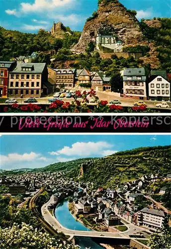 AK / Ansichtskarte Idar Oberstein Felsenkirche Schloss Panorama Kat. Idar Oberstein