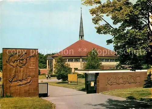 AK / Ansichtskarte Eberstadt Darmstadt Eingang zum Land Kanaan und der Jesu Ruf Kapelle Kat. Darmstadt