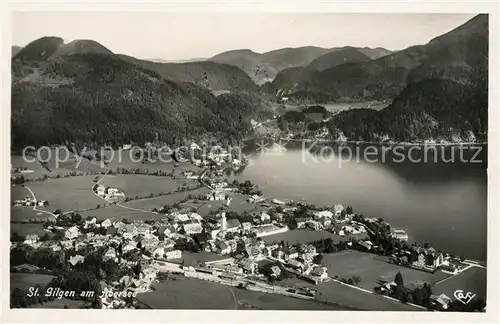 AK / Ansichtskarte St Gilgen Salzkammergut Panorama Kat. St Gilgen Wolfgangsee