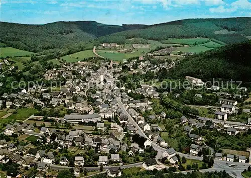 AK / Ansichtskarte Fredeburg Schmallenberg Fliegeraufnahme