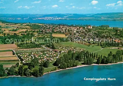 AK / Ansichtskarte Horn Gaienhofen Fliegeraufnahme Campingplatz Kat. Gaienhofen