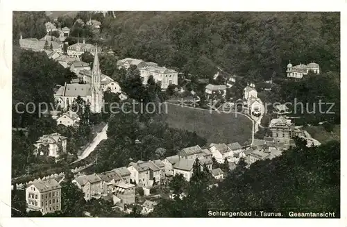 AK / Ansichtskarte Schlangenbad Taunus Gesamtansicht Kat. Schlangenbad