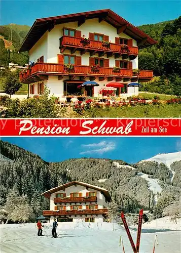 AK / Ansichtskarte Zell See Pension Schwab Kat. Zell am See