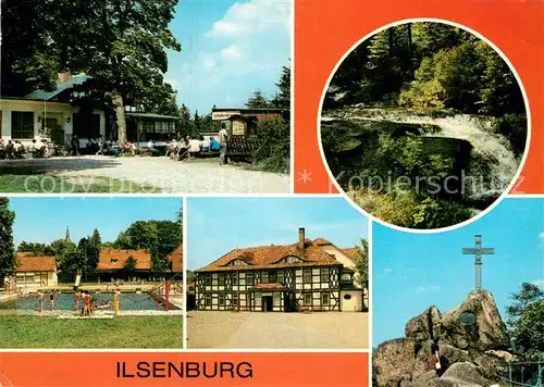 AK / Ansichtskarte Ilsenburg Harz Gaststaette Plessenburg Ilsefaelle Bad FDGB Gaststaette Zu den roten Forellen Ilsestein Kat. Ilsenburg Harz