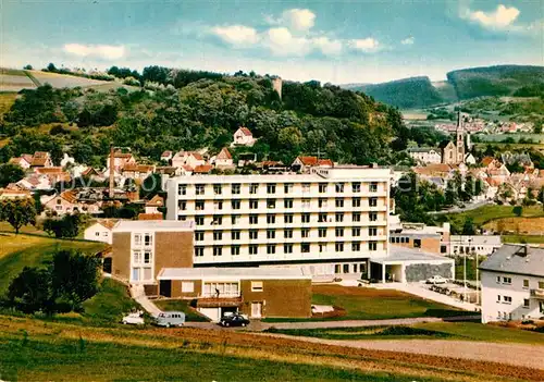 AK / Ansichtskarte Bad Soden Salmuenster Knappschafts Sanatorium mit Ortsblick Kat. Bad Soden Salmuenster