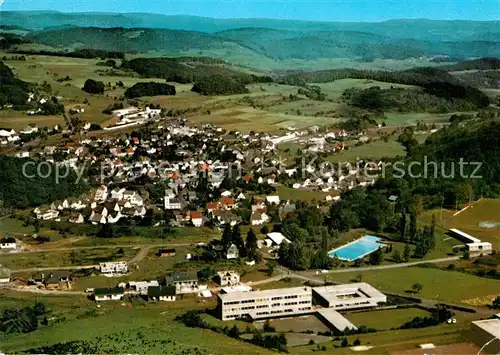 AK / Ansichtskarte Schoenbach Dillkreis Fliegeraufnahme Kat. Herborn