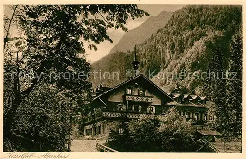 AK / Ansichtskarte Kesselfall Alpenhaus Panorama Kat. Kaprun Pinzgau