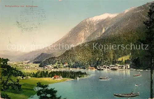 AK / Ansichtskarte Scholastika Achenkirch Tirol Panorama Kat. Achenkirch am Achensee