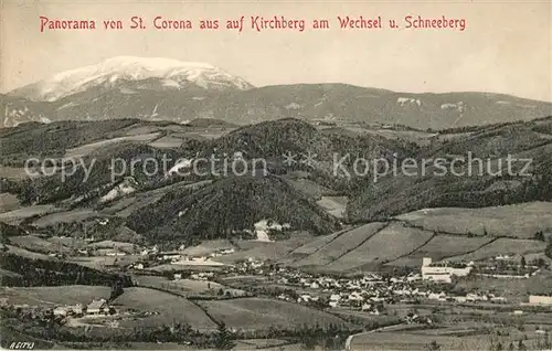 AK / Ansichtskarte St Corona Wechsel Kirchberg Schneeberg Kat. St. Corona am Wechsel