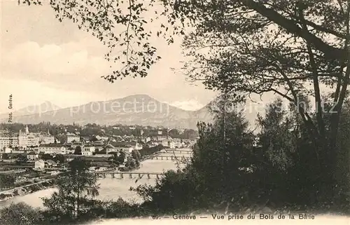 AK / Ansichtskarte Geneve GE Vue prise du Bois de la Barie Kat. Geneve