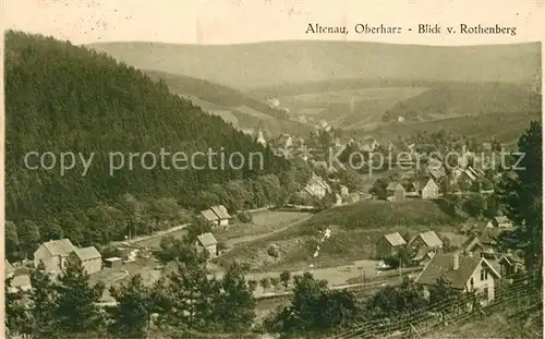 AK / Ansichtskarte Altenau Harz Panorama Blick vom Rothenberg Kat. Altenau