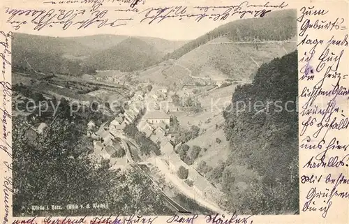 AK / Ansichtskarte Wieda Panorama Blick von der Wache Kat. Wieda