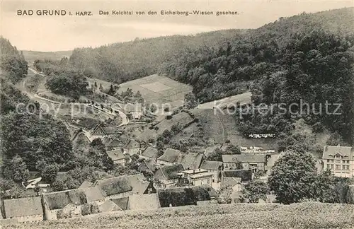 AK / Ansichtskarte Bad Grund Kelchtal von den Eichelbergwiesen gesehen Kat. Bad Grund (Harz)