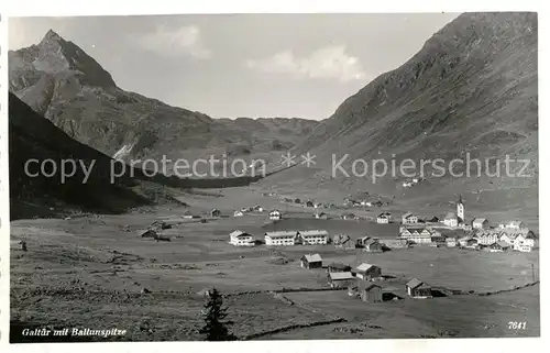 AK / Ansichtskarte Galtuer Tirol Ballunspitze Kat. Galtuer