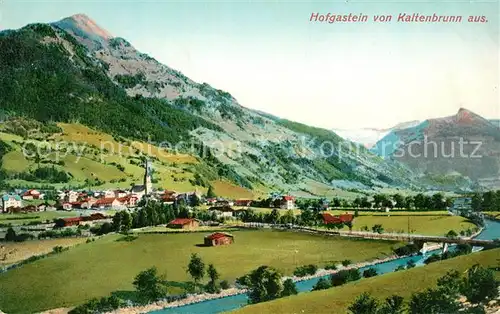 AK / Ansichtskarte Hofgastein Panorama von Kaltenbrunn Kat. Bad Hofgastein