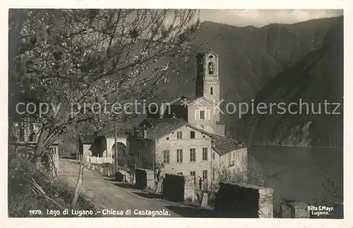 AK / Ansichtskarte Castagnola Cassarate Chiesa Lago di Lugano Kat. Castagnola