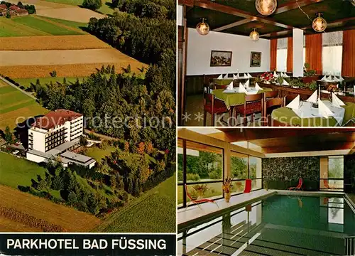 AK / Ansichtskarte Bad Fuessing Parkhotel Gaststube Hallenbad Kat. Bad Fuessing