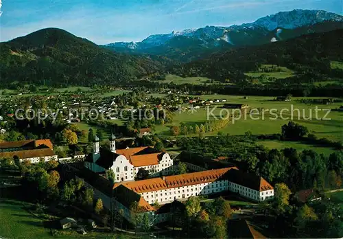 AK / Ansichtskarte Benediktbeuern Kloster Benediktbeuern Fliegeraufnahme Kat. Benediktbeuern