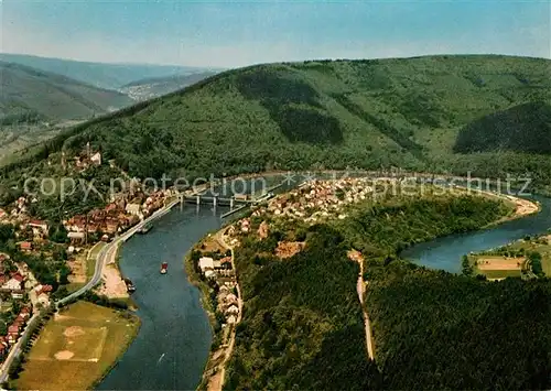 AK / Ansichtskarte Hirschhorn Neckar Fliegeraufnahme Kat. Hirschhorn (Neckar)