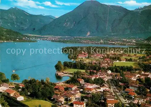 AK / Ansichtskarte Bad Wiessee am Tegernsee mit Wallberg und Bodenschneid Fliegeraufnahme Kat. Bad Wiessee