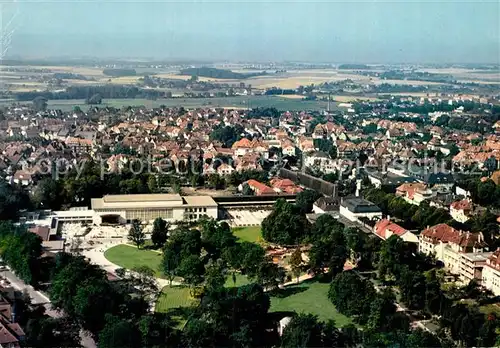 AK / Ansichtskarte Bad Salzuflen Kurpark mit Stadtblick Fliegeraufnahme Kat. Bad Salzuflen