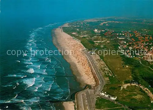 AK / Ansichtskarte Norderney Nordseebad Nordstrand mit Wetterwarte Fliegeraufnahme Kat. Norderney