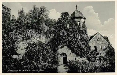 AK / Ansichtskarte St Martin Rheinpfalz Kropsburg