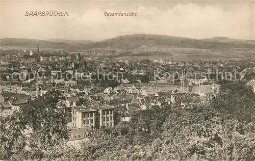 AK / Ansichtskarte Saarbruecken Gesamtansicht Kat. Saarbruecken