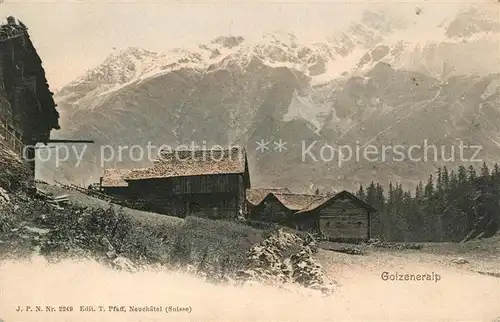 AK / Ansichtskarte Golzen Golzeneralp Kat. Golzen