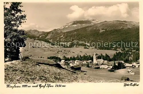 AK / Ansichtskarte Riezlern Kleinwalsertal Vorarlberg mit Hoch Ifen Kat. Mittelberg