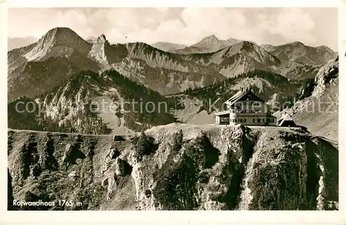 AK / Ansichtskarte Rotwandhaus gegen Risserkogel und Benediktenwand Kat. Schliersee