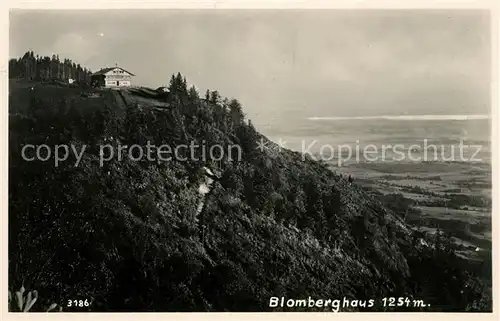 AK / Ansichtskarte Bad Toelz Blomberghaus Blombergbahn Kat. Bad Toelz