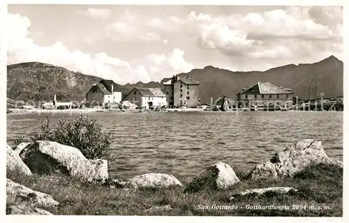 AK / Ansichtskarte San Gottardo Gotthardhospiz Bergsee Gebirgspass Alpen Kat. San Gottardo