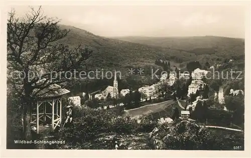 AK / Ansichtskarte Schlangenbad Taunus Panorama Kat. Schlangenbad