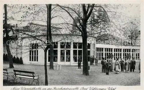 AK / Ansichtskarte Bad Wildungen Neue Wandelhalle an der Reinhardsquelle Kat. Bad Wildungen