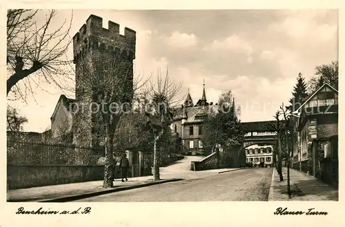 AK / Ansichtskarte Bensheim Bergstrasse Blauer Turm Kat. Bensheim