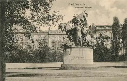 AK / Ansichtskarte Frankfurt Main Bismarck Denkmal Kat. Frankfurt am Main