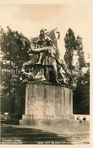 AK / Ansichtskarte Frankfurt Main Bismarck Denkmal Kat. Frankfurt am Main