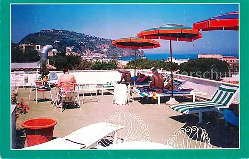 AK / Ansichtskarte Lacco Ameno Hotel Mediolanum Terrasse Kat. Ischia Insel Golfo di Napoli