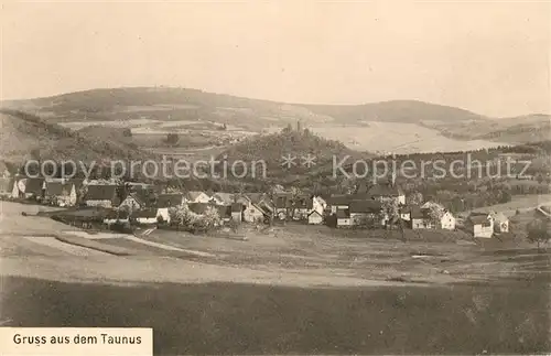 AK / Ansichtskarte Koenigstein Taunus Panorama Taunus Kat. Koenigstein im Taunus